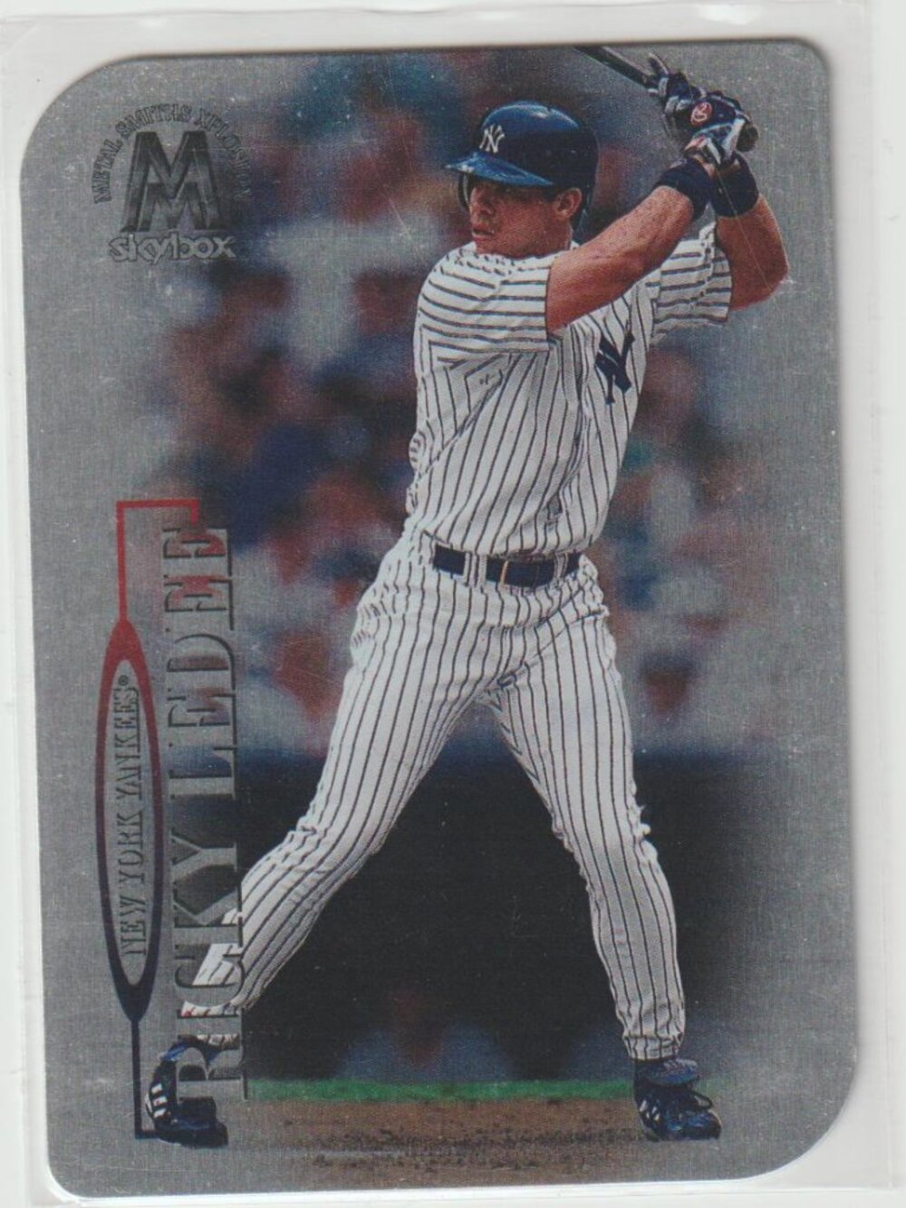 Rare Ricky Ledée 1999 SkyBox Die-Cut Metal Universe #41